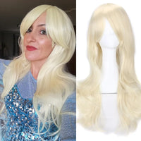 Cosplay Anime Long Wavy Pink Blue Red Blonde Black Green White Brown Cosplay Wig Synthetic Wig
