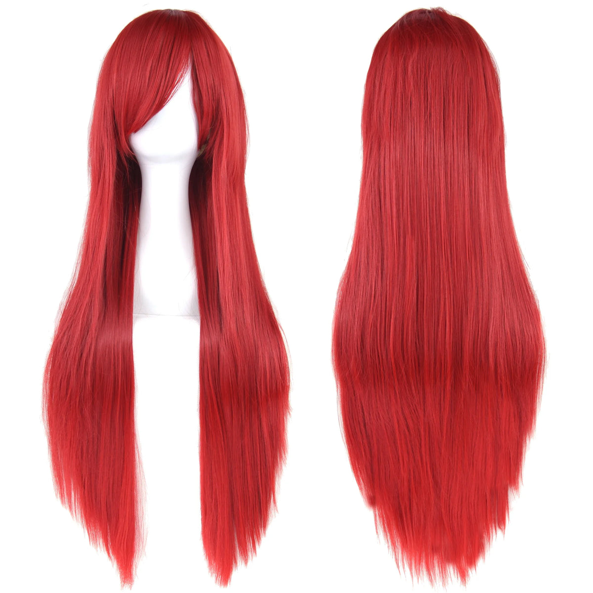 80cm Long Straight Cosplay Wig Synthetic Heat Resistant Wig for Women Party Costume Hair