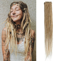 24 Inch Synthetic Dreadlock Extensions – 5 Strands/Pack Handmade Crochet Hair