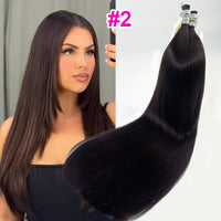 Straight Human Hair Bulk for Braiding | No Weft