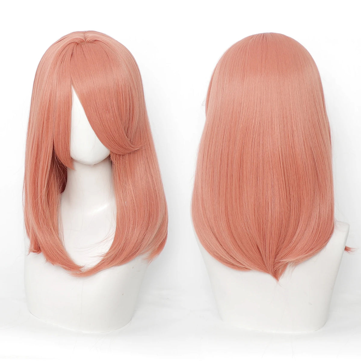 18 Inch Extra Long Straight Hair Wig With Bangs Synthetic Heat-Resistant Suitable For Women Cosplay Wigs