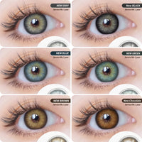 Colored Contact Lenses Natural Brown Eyes Contact Lenses Blue Lenses Yearly Green Eyes Contact