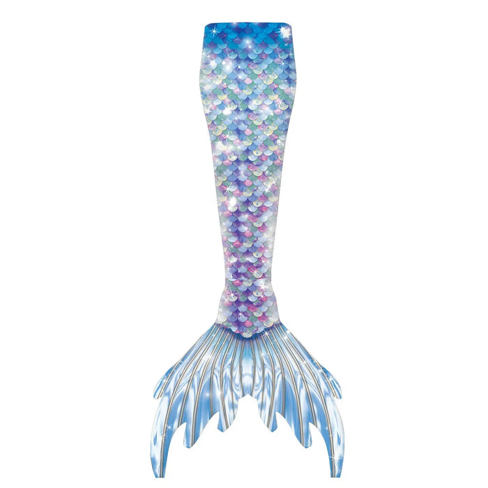 Kids & Adult Mermaid Tail Swimsuit Costume – Fantasy Swimming Tail for Beach & Pool, Summer Party Cosplay (No Monofin)