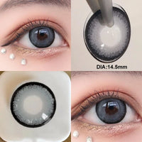 Colored Contact Lenses Myopia Cosmetic for Eyes with Diopt Artificial Beauty Pupil Degree Contact lens Prescription YMX