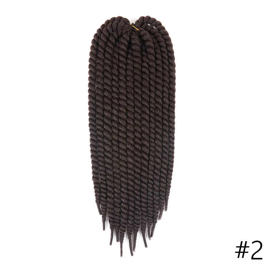 22 Inch Senegalese Twist Crochet Hair – Ombre Synthetic Jumbo Twist Braids (120g)