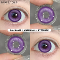 EYESHARE 1Pair Color Contact Lenses For Eyes Anime Purple Colored Lenses Pink Cosplay Halloween Makeup Lenses Yearly Eye Contact