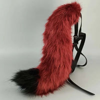 cosplay animal ears wolf ears fox ears cat ears lolita red wolf tail show halloween birthday party fox tail wolf tail