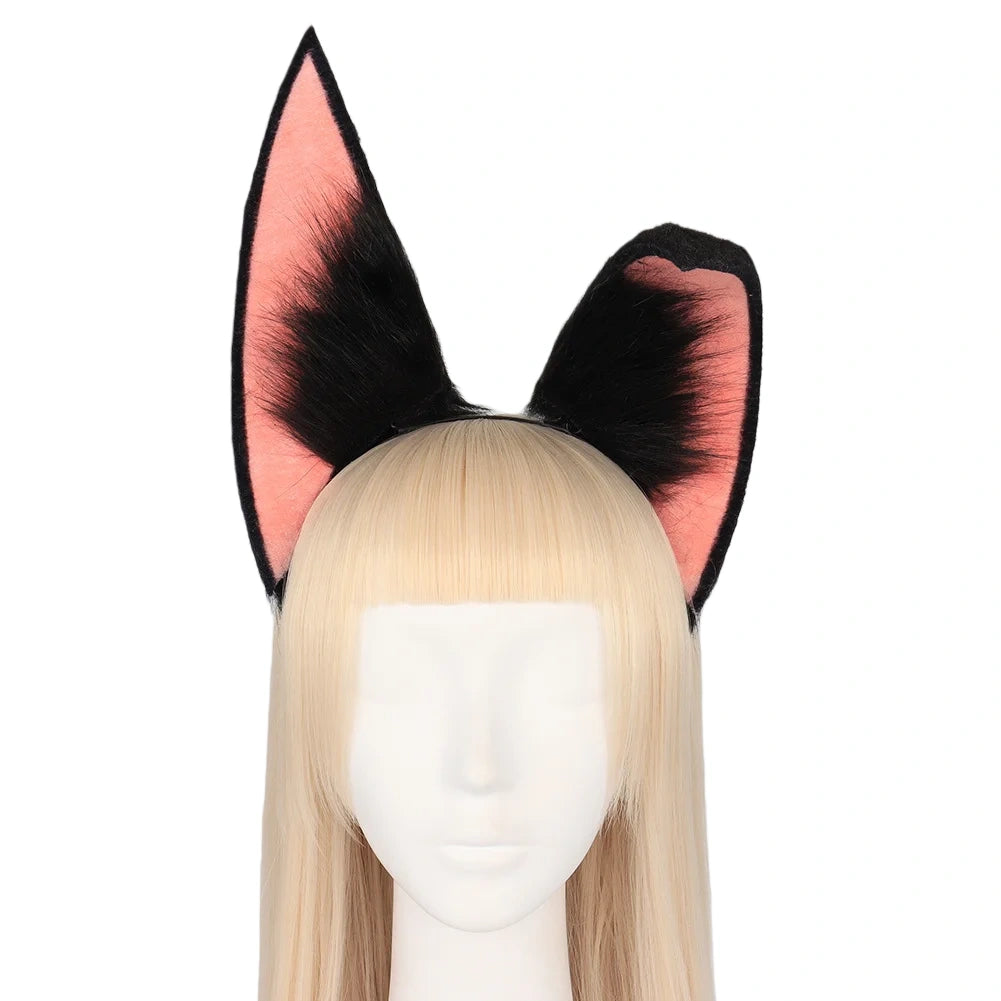 Cosplay Plush Ears And Tail Headband Anime Exhibition Cos Masquerade Dress Up Plush Animal Ears And Tail Accessories New 2025