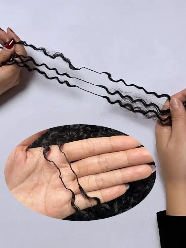 Burmese Curly Human Hair for Crochet Braids – Invisible Knot