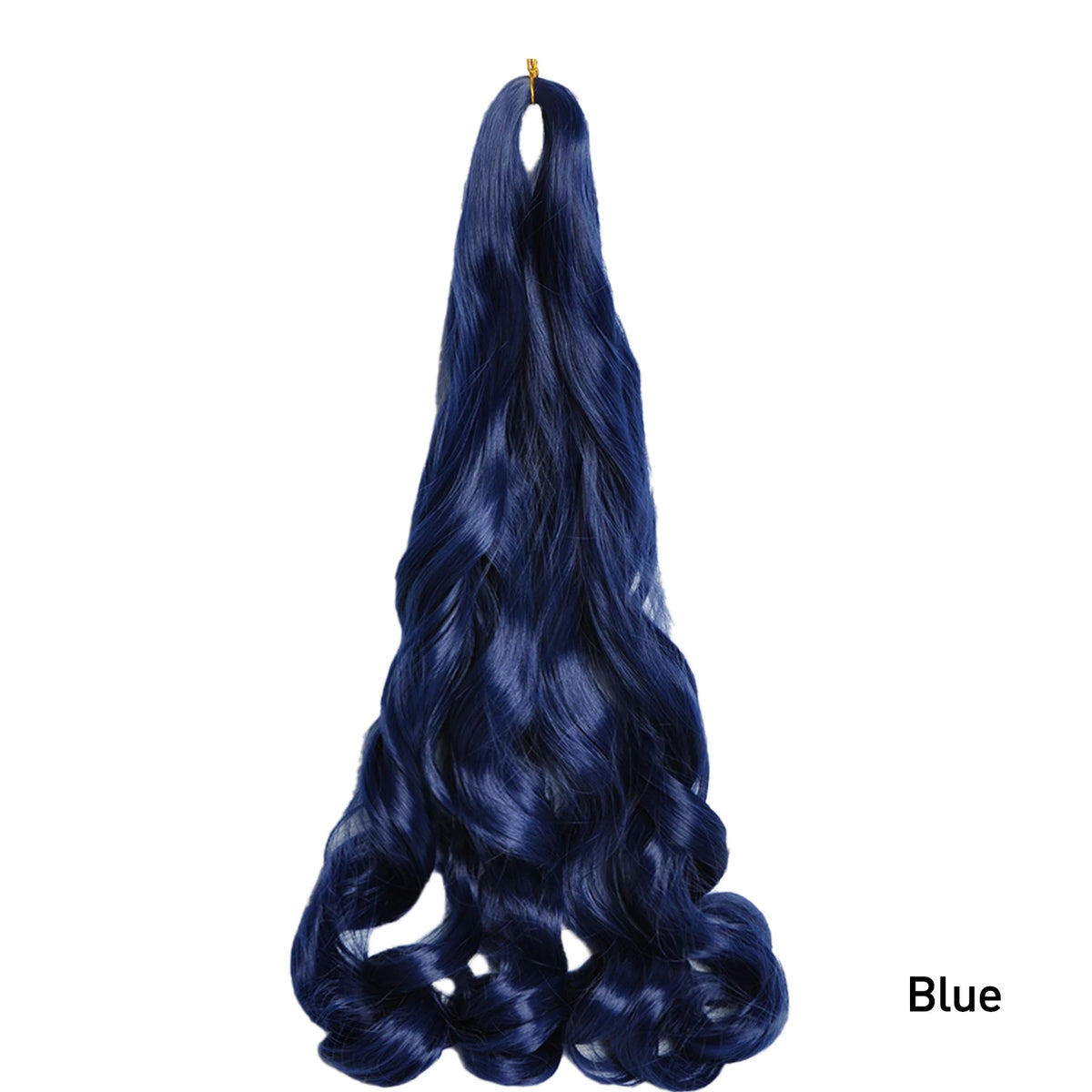 24 Inch French Curl Braiding Hair Synthetic Crochet Extensions Spiral Curl Braids