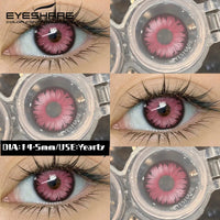 EYESHARE Halloween New Color Contact Lenses Blue Cosplay Anime Contact Red Lenses Purple Eyes Contact Pink Beauty Makeup Lenses