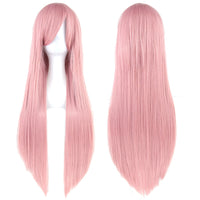 80cm Long Straight Cosplay Wig Synthetic Heat Resistant Wig for Women Party Costume Hair