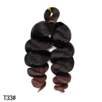 French Curly Crochet Hair Short 12inch Synthetic Braiding Hair Loose Wavy French Curl Braids Extensions for Women