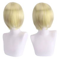 Short Cosplay Bob Wig – Face Contouring Thick Synthetic Hair Wig, Colorful Heat Resistant Fiber Wig