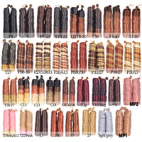 French Curls Braiding Hair Extensions Synthetic Hair Loose Wave Spiral Curl Braids High Temperature Ombre Pre Stretched Hair