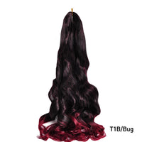 French Curls Braiding Hair Extensions Synthetic Spanish Curl Hair Loose Wave Spiral Curl Braids High Temperature For Black Women