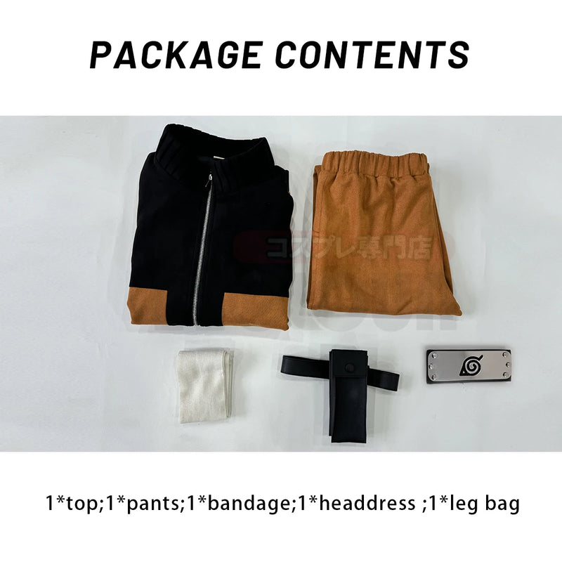 Uzumaki-Inspired Anime Cosplay Costume – Top, Pants & Headdress