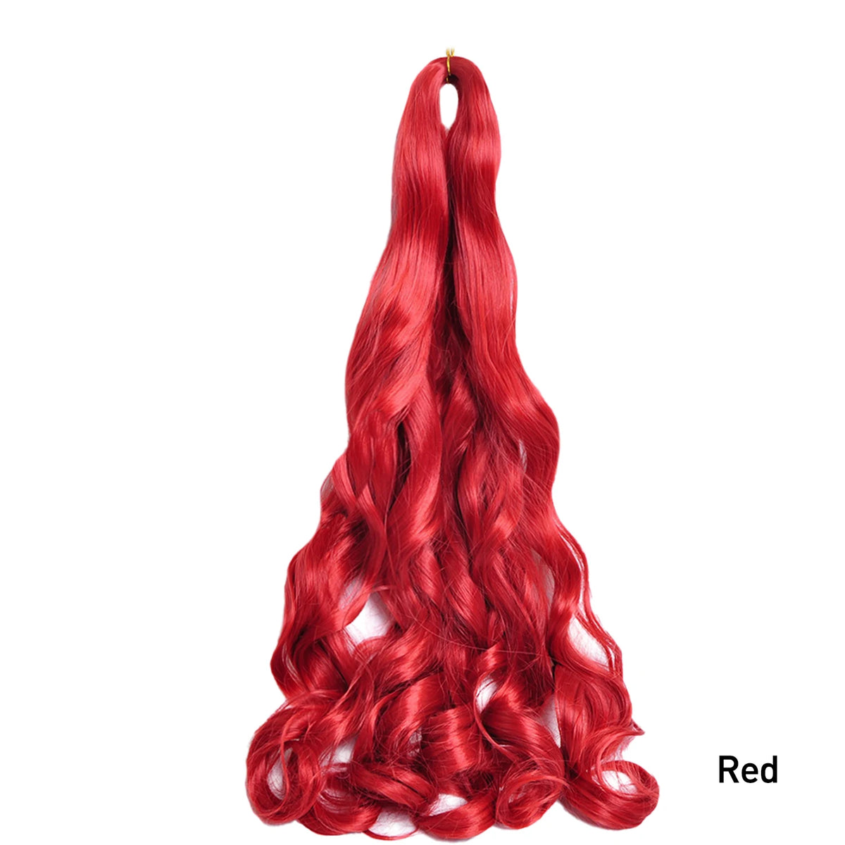 French Curls Braiding Hair Extensions Synthetic Spanish Curl Hair Loose Wave Spiral Curl Braids High Temperature For Black Women