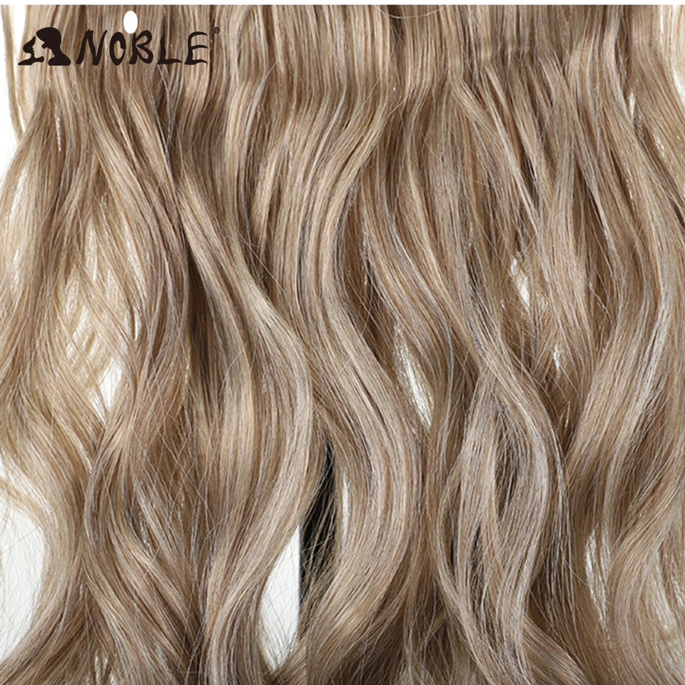 20-Inch Wavy Synthetic Halo Hair Extension with Clips