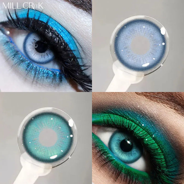Colored Contact Lenses for Eyes Brown Contacts Lenses Fashion Blue Eyes Lenses Yearly Korean Gray Contacts YMX