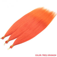 28" Deep Wave Crochet Braiding Hair 3 Pack 300g Synthetic Hair Bundles Ombre Blonde Crochet Hair Extensions