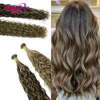 Natural Wave Nano Ring Human Hair Extensions