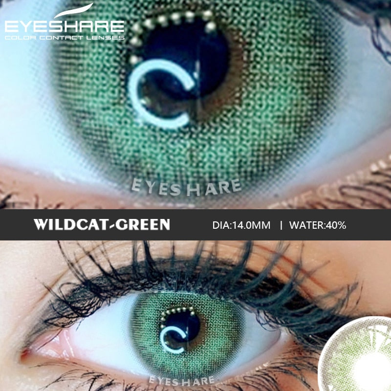 EYESHARE 2 個カラーコンタクトレンズ目ナチュラルブルーカラーレンズ TAYLOR コンタクトレンズ美しい瞳孔化粧品毎年