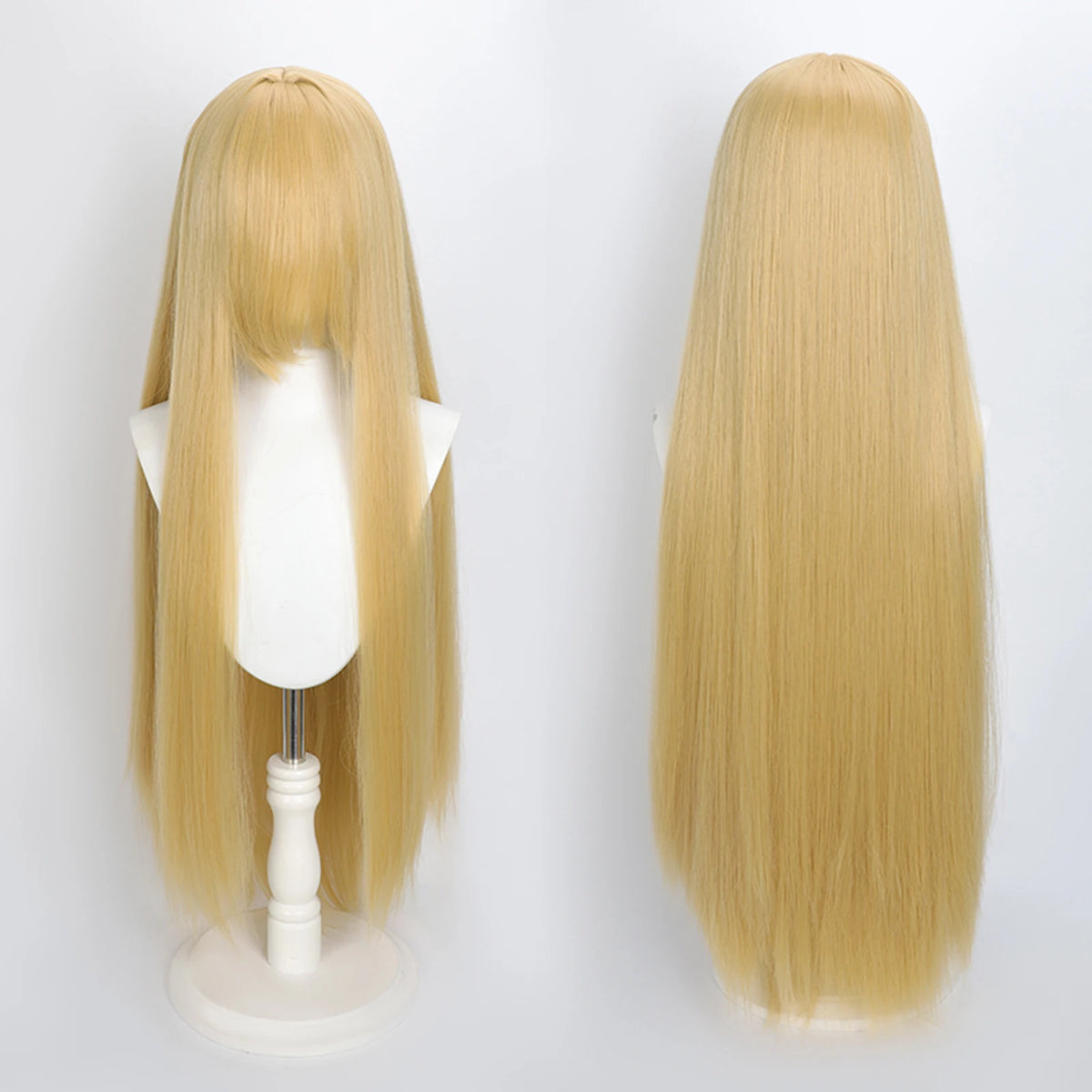 100cm Colourful Wig Long Staight Cosplay Anime Costume Party Wigs Synthetic Heat Resistant Wig