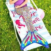 Women Girls Mermaid Tails Cosplay Bathing Suit Beach Swimmable Mermaid Costume (No Monofin) Swimwear Fishtail Costume For Adults