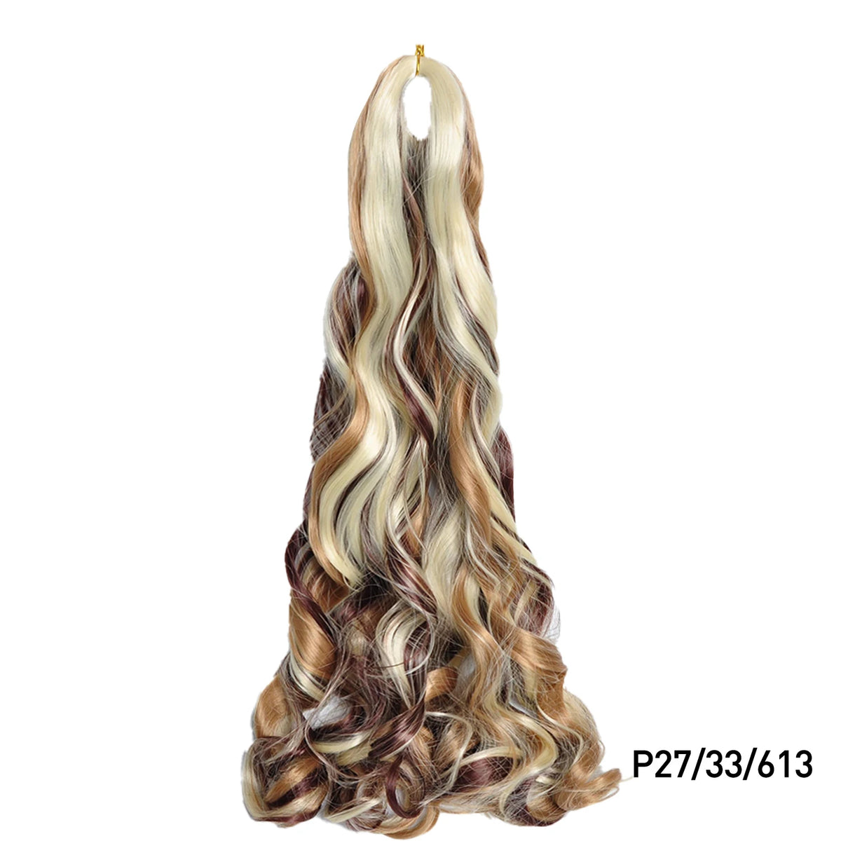 French Curls Braiding Hair Extensions Synthetic Spanish Curl Hair Loose Wave Spiral Curl Braids High Temperature For Black Women