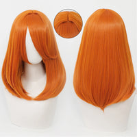 18 Inch Extra Long Straight Hair Wig With Bangs Synthetic Heat-Resistant Suitable For Women Cosplay Wigs