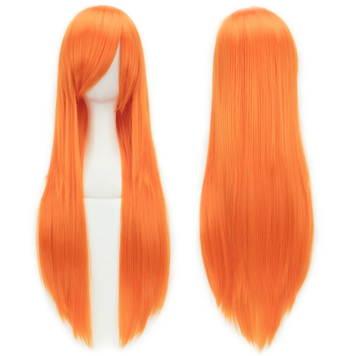80cm Long Straight Cosplay Wig Synthetic Heat Resistant Wig for Women Party Costume Hair