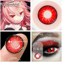 EYESHARE Color Contact Lenses For Eyes 1pair Anime Cosplay Colored Lenses Blue Purple Lenses Yearly Contact Lens Beauty Makeup