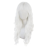 28 Inch Long Pink Wavy Synthetic Wig – Curly Cosplay Wig for Women