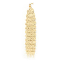 1 Pack Deep Wave Crochet Hair – Synthetic Passion Twist Braiding Hair Extensions
