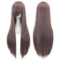 80cm Long Straight Cosplay Wig Synthetic Heat Resistant Wig for Women Party Costume Hair