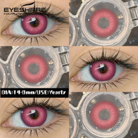 EYESHARE Halloween New Color Contact Lenses Blue Cosplay Anime Contact Red Lenses Purple Eyes Contact Pink Beauty Makeup Lenses