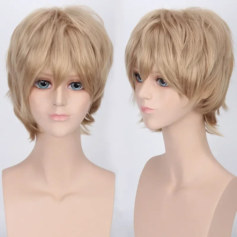 Cosplay Anime Long Wavy Pink Blue Red Blonde Black Green White Brown Cosplay Wig Synthetic Wig