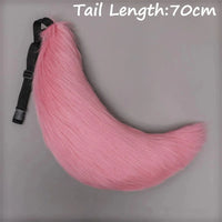 Anime COS Cat Fox Tails Plush Cosplay Costumes Big Tails Dog Furry Tail Role Play Party Performance Props Fursuit Tail for Women
