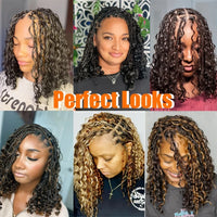 French Curls Braiding Hair Synthetic Water Wave Crochet Braids hair 12inch Spiral Curly for Women Party Pre Stretched Hair