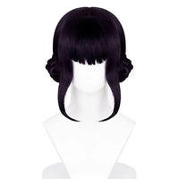 Cosplay Wigs Purple Long Hair Cosplay Wig With Full Head Cover Christmas Party Costume Demon Hunters Anime Prop