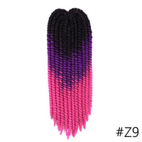 22 Inch Senegalese Twist Crochet Hair – Ombre Synthetic Jumbo Twist Braids (120g)
