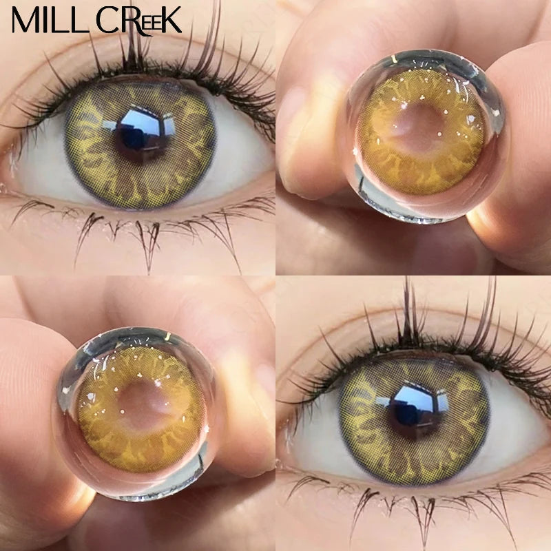 Colored Contact Lenses Myopia Cosmetic for Eyes with Diopt Artificial Beauty Pupil Degree Contact lens Prescription YMX