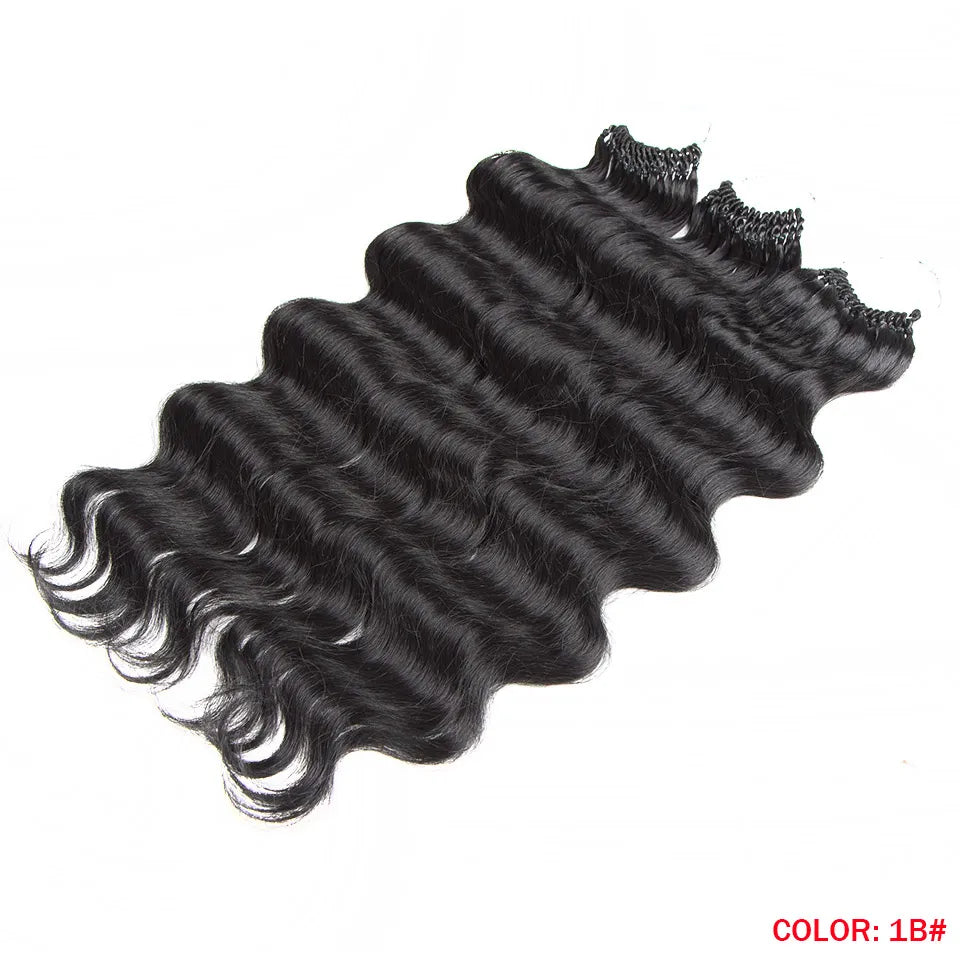24 Inch Body Wave Crochet Hair – Synthetic Ombre Blonde Goddess Crochet Braids Natural Wavy Extensions