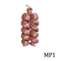 Loose Curly 12″ Pre-Stretched Wavy Braiding Hair – Easy Crochet / Box Braid Bulk (Natural-Curl, Low Shedding)