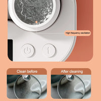 Portable Contact Lens Ultrasonic Cleaner High Frequency Vibration LED Timing Type-C Rechargeable Automatic Sterilization Cleaner
