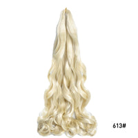 French Curls Braiding Hair Extensions Synthetic Hair Loose Wave Spiral Curl Braids High Temperature Ombre Pre Stretched Hair