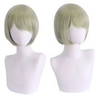 Short Cosplay Bob Wig – Face Contouring Thick Synthetic Hair Wig, Colorful Heat Resistant Fiber Wig