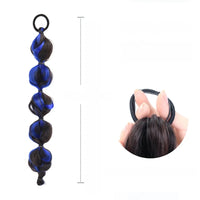 Bubble-Twist High Elastic Ponytail Wig – Synthetic Lantern Braid Hairpiece for Women (Multiple Colours)