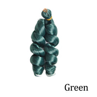 Loose Wavy French Curly Braiding Hair 14Inch Purple Pre Stretched Bouncy Hair Extensions Synthetic Spiral Curls Braids Hair